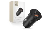 Mobile - Adapters & Chargers - Tech-Protect CC02 Car Charger 35W 2-Ports USB-C / USB-A - Black - 5906302361038