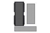 Chassi, tillbehör - Lian Li LAN3-1X - system cabinet dust filter kit - LAN3-1X
