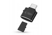 Flashram Reader & Adapter - Tech-Protect UltraBoost microSD card reader adapter with USB-C - black - 5906302361953