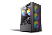 Chassi - Antec AX27 RGB ELITE - mid tower - Chassi - Tower - Svart - 0-761345-10205-6