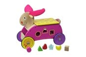 Träleksaker - Primi Passi - Wooden Shape and Walker Rabbit Pink - PP1061
