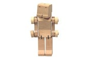 Träleksaker - Primi Passi - Wooden Transforming Robot/Truck - PP3501