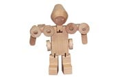 Träleksaker - Primi Passi - Wooden Transforming Robot/Shovel - PP3505