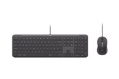 Tangentbord - Logitech Signature Slim Wired Combo MK620 for Business - Tastatur & Mus set - Schweizisk - Grå - 920-013342