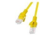 Nätverkskabel - Lanberg patch cable - 1 m - yellow RAL 1016 - Gul - PCU5-10CC-0100-Y