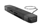 Flashram Reader & Adapter - ICY BOX IB-CR203-CU3 - card reader - USB 3.2 Gen 1 / USB-C / USB-A - IB-CR203-CU3