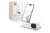 Mobile - Adapters & Chargers - Tech-Protect QI15W-A47 MagSafe 3in1 Inductive Charger + USB-C Cable - White - 5906302362530
