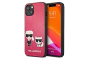 Mobile - Covers & Cases - Karl Lagerfeld Ikonik Karl&Choupette iPhone 13 mini case - fuchsia - 3666339027254