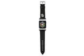 Smartwatch - Accessories - Karl Lagerfeld Ikonik Saffiano Karl Heads Strap for Apple Watch (38 / 40 / 41 mm) - Black - 3666339033712
