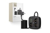 Mobile - Adapters & Chargers - Tech-Protect PCS3X4 Power Strip 3 AC Outlets 2xUSB-A 2xUSB-C 200 cm - Black - 5906302363414