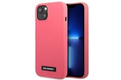 Mobile - Covers & Cases - Karl Lagerfeld Silicone Plaque Case for iPhone 13 mini - Fuchsia - 3666339048808