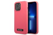 Mobile - Covers & Cases - Karl Lagerfeld Silicone Plaque Case for iPhone 13 Pro / iPhone 13 - Fuchsia - 3666339048822