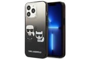 Mobile - Covers & Cases - Karl Lagerfeld Gradient Ikonik Karl&Choupette Case for iPhone 13 Pro / iPhone 13 - Black - 3666339049263
