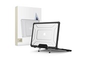 Väskor - Tech-Protect SmartShell Pro Case for MacBook Air 13" 2023-2025 M2 / M3 / M4 - Clear Black - 5906302363551