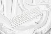 Tangentbord - Ducky Zero - White - Fullsize - Cherry MX2A Red - RGB - Wireless (Tri-mode) - DKZE2408ST3-CRFIPDOECL2WW1