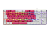 Tangentbord - AeroCool Gamiac TKL90G - White/Red - TKL - Kailh Blue - GAKM-G90NW2R.21