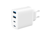 Mobile - Adapters & Chargers - Gembird 4-port 40 W GaN USB fast charger - TA-UC-2A2C-PD40-01-W