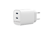 Mobile - Adapters & Chargers - Gembird 2-port 45 W USB fast charger - TA-UC-2C-PD45-01-W