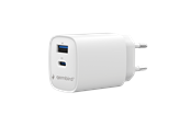 Mobile - Adapters & Chargers - Gembird 2-port 45 W USB fast charger - TA-UC-1A1C-PD45-01-W