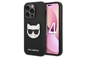 Mobile - Covers & Cases - Karl Lagerfeld Saffiano Choupette Head Patch Case for iPhone 14 Pro Max - Black - 3666339076986