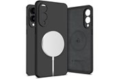 Mobile - Covers & Cases - Tech-Protect Liquid Silicone MagSafe Case for Samsung Galaxy S25 Edge - Black - 5906302363681