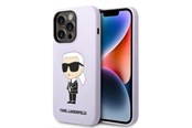 Mobile - Covers & Cases - Karl Lagerfeld KLHCP14XSNIKBCU iPhone 14 Pro Max 6.7" hardcase purple/purple Silicone Ikonik - 3666339086671