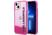 Mobile - Covers & Cases - Karl Lagerfeld Liquid Glitter Elong Case for iPhone 14 Plus - Pink - 3666339091590