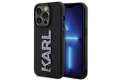 Mobile - Covers & Cases - Karl Lagerfeld 3D Rubber Glitter Logo case for iPhone 15 Pro Max - black - 3666339166625