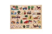 Pusselspel - Playwood Wooden Knob Puzzle Farm Extra Large - 32 pcs. Trä - RS194A