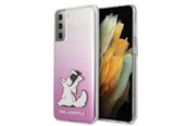 Mobile - Covers & Cases - Karl Lagerfeld Choupette Fun Case for Samsung Galaxy S21+ - Pink - 3700740496978