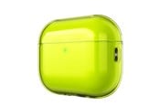 Andra mobiltillbehör - KeyBudz Jelly Series Transparent Shell for AirPods Pro 3rd Gen - Neon yellow - APP3_S10_NYL