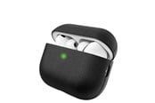 Andra mobiltillbehör - KeyBudz Artisan Series Leather Case for AirPods Pro 3 - Black - APP3_S3_BLK