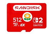 Flashram & USB Flash Drives - SANDISK - for Nintendo Switch 2 - flash memory card - 512 GB - microSDXC Express - SDSQXFN-512G-GR6ZN