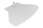 Väggfäste, AV-Möbel - Multibrackets M Pro Series mounting component - white - Max 90 kg - recommended for - 7340234815425