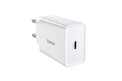 Mobile - Adapters & Chargers - Baseus Speed Mini Quick Charger USB-C PD 3A 20W - White - CCFS-SN02