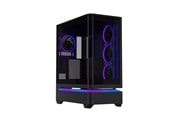 Chassi - ASUS PRIME AP304 TG ARGB BLACK - Chassi - Miditower - Svart - 90DC0110-B10000