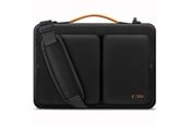 Väskor - Tech-Protect Defender Laptop Bag 13-14 - Black/Orange - 5906302368839