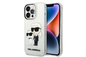 Mobile - Covers & Cases - Karl Lagerfeld Glitter Karl&Choupette case for iPhone 14 Pro - transparent - 3666339087265