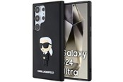 Mobile - Covers & Cases - Karl Lagerfeld 3D Rubber Ikonik Case for Samsung Galaxy S24 Ultra - Black - 3666339242015