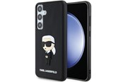 Mobile - Covers & Cases - Karl Lagerfeld 3D Rubber Ikonik case for Samsung Galaxy S24+ - black - 3666339242008