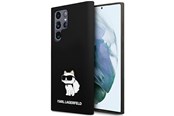 Mobile - Covers & Cases - Karl Lagerfeld Silicone Choupette case for Samsung Galaxy S24 Ultra - black - 3666339242343