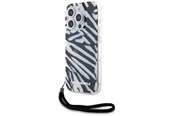 Mobile - Covers & Cases - Karl Lagerfeld IML Zebra Pattern & Cord case for iPhone 15 Pro - black - 3666339287283