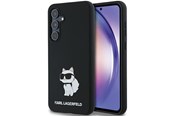 Mobile - Covers & Cases - Karl Lagerfeld Silicone Choupette case for Samsung Galaxy A35 - black - 3666339259549