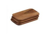 Kökstillbehör - Zassenhaus Frukostbrädor 3 st. akaciaträ 22x15cm - Z055009