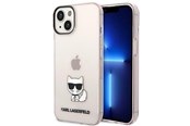 Mobile - Covers & Cases - Karl Lagerfeld Transparent Choupette Body Case for iPhone 14 Plus / 15 Plus 6.7" - Pink - 3666339076481