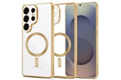 Mobile - Covers & Cases - Tech-Protect MagFlex Case for Samsung Galaxy S26 Ultra - Clear Gold - 5906302390212