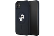 Mobile - Covers & Cases - Karl Lagerfeld Silicone Karl&Choupette MagSafe case for iPhone 11 / Xr - black - 3666339253943