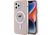 Mobile - Covers & Cases - Karl Lagerfeld IML Choupette MagSafe case for iPhone 12/12 Pro - pink - 3666339283193