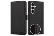 Mobile - Covers & Cases - Tech-Protect Wallet Case for Samsung Galaxy S26 - Black & Red - 5906302390403
