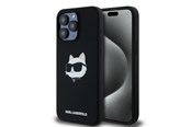 Mobile - Covers & Cases - Karl Lagerfeld Silicone Choupette Head MagSafe case for iPhone 15 Pro - black - 3666339257286